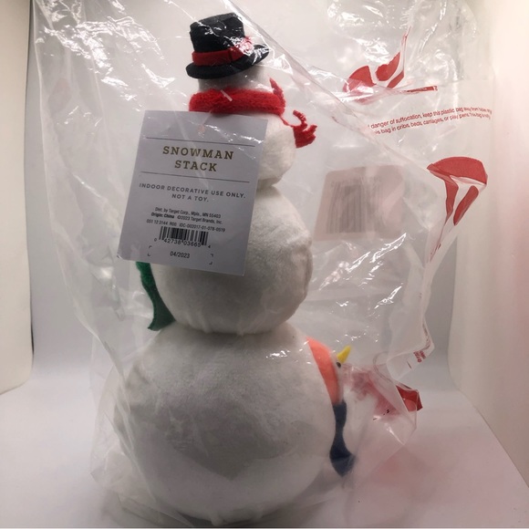 2023 Featherly Friends: Bird Snowman Christmas Figurine (Wondershop Target) - Picture 4 of 5